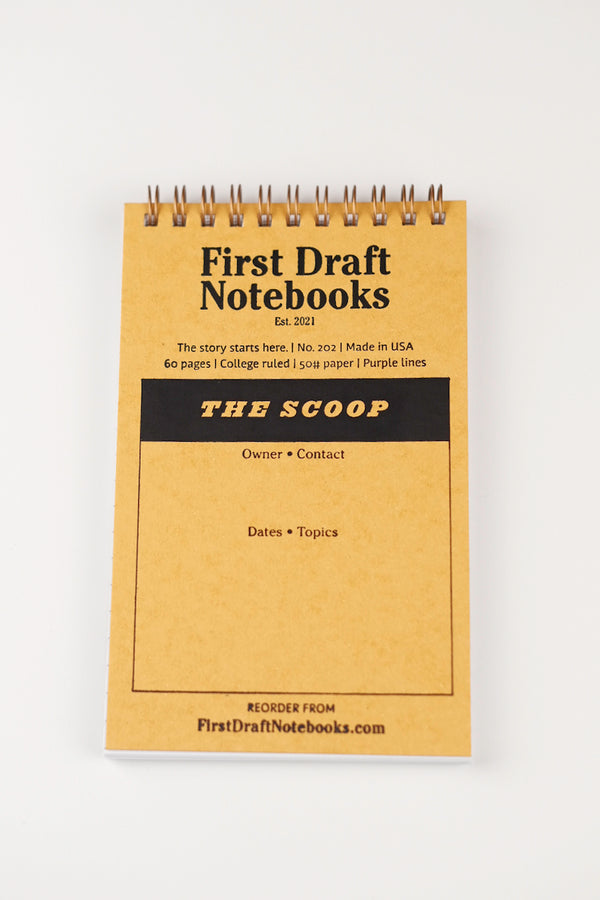 The Scoop Notebook • Pack of 10